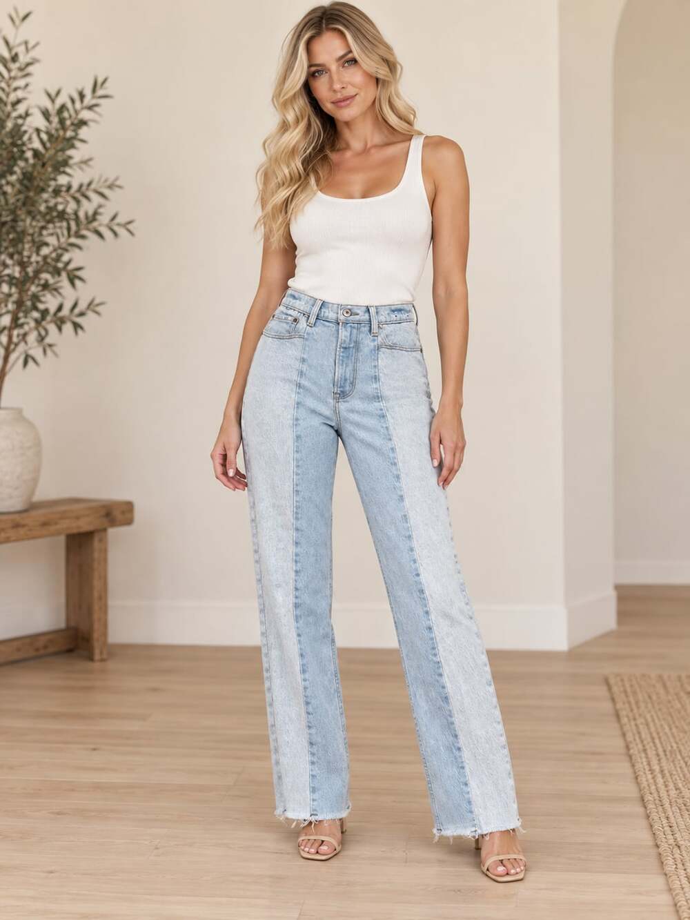 Abercrombie Curve Love 90s Straight Jeans 27 4S Ultra High Rise Light Wash